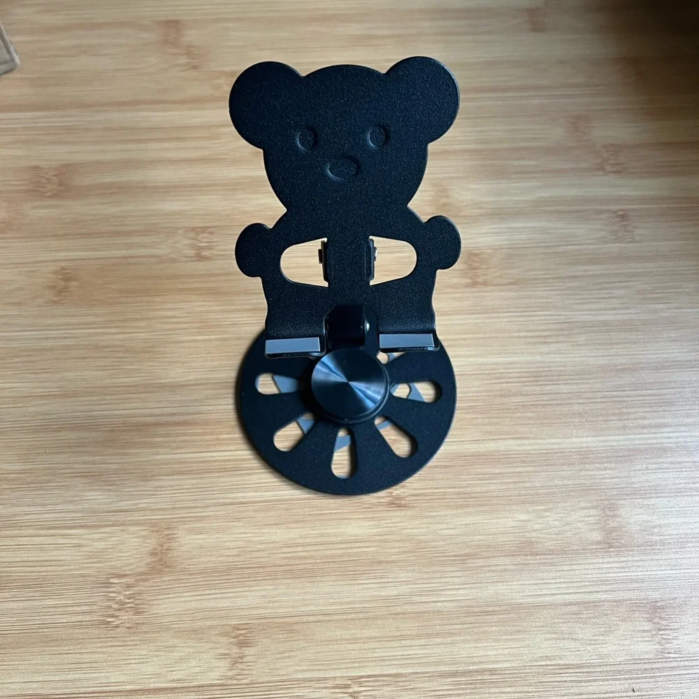 Black Bear Phone Stand multifunctional desktop metal bracket - adjustable